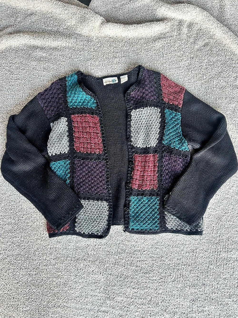 Paul Harris Design Women's Color Block Cardigan